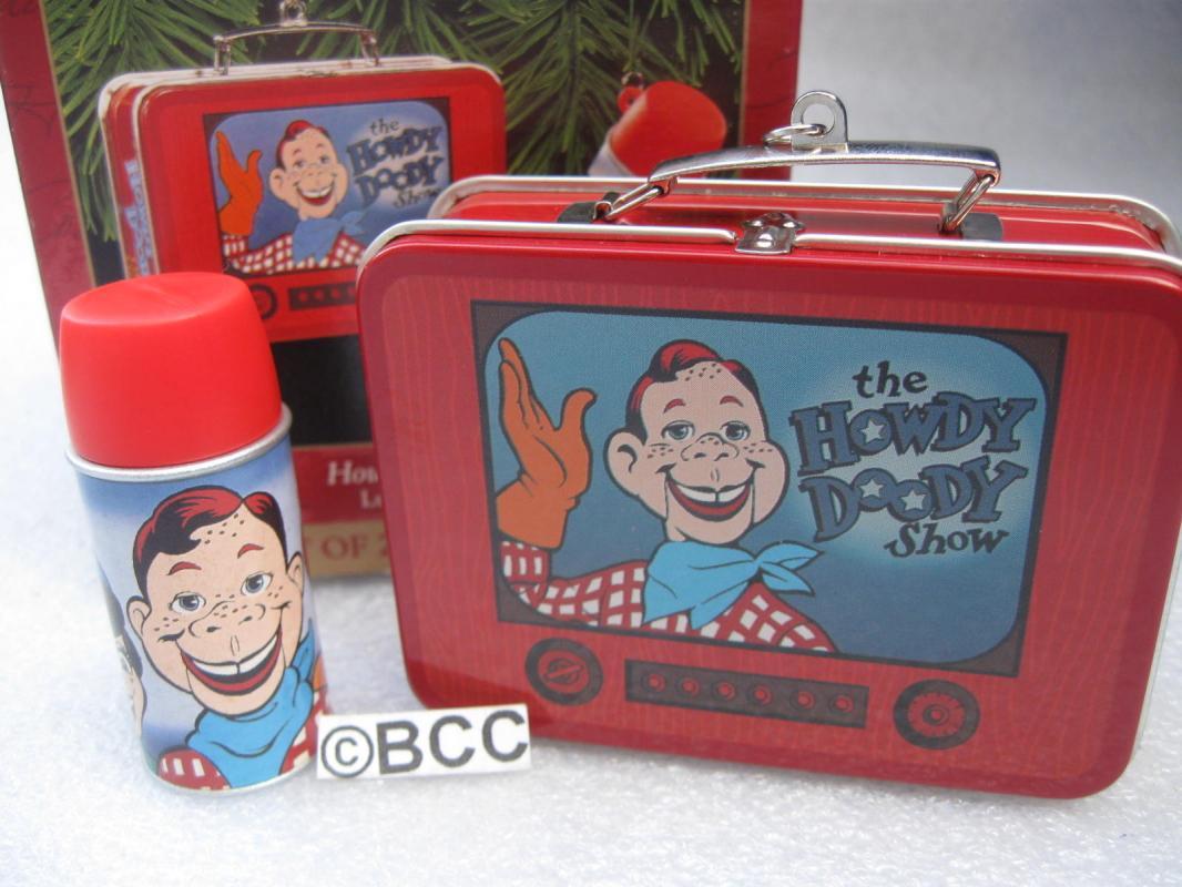 Hallmark 1999 Howdy Doody Lunchbox Set Of 2 Ornaments