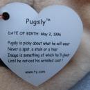 Ty Pugsley The Pug - Puppy Dog - Retired Beanie Baby