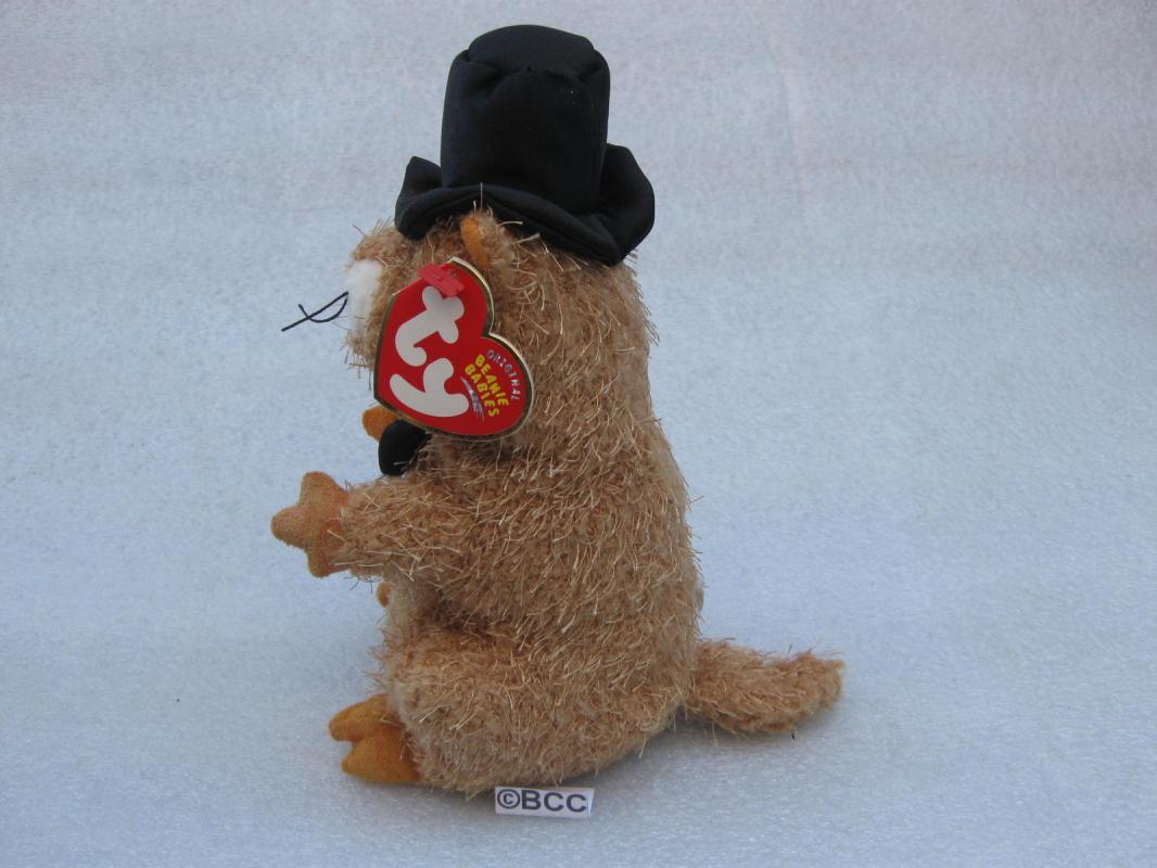 Ty Punxsutawney Phil Groundhog Day Beanie Baby 2004