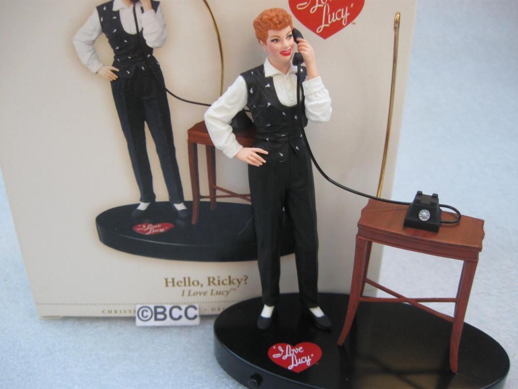 Hallmark 2006 Hello Ricky! I Love Lucy Christmas Tree Ornament