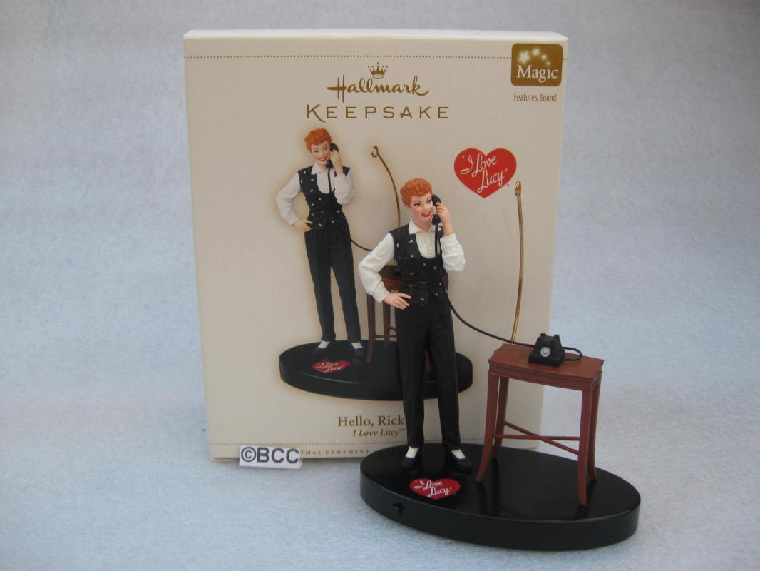 Hallmark 2006 Hello Ricky! I Love Lucy Christmas Tree Ornament