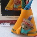 Hallmark 1995 Bright 'n' Sunny Tepee Crayola Crayons 7th In Series Ornament
