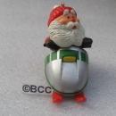 Hallmark 1984 Snowmobile Santa Christmas Tree Ornament
