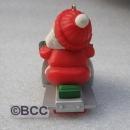 Hallmark 1984 Snowmobile Santa Christmas Tree Ornament