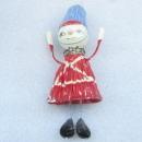 Vintage Fitz & Floyd Toy Soldier Bell Shaped Christmas Ornament