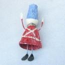 Vintage Fitz & Floyd Toy Soldier Bell Shaped Christmas Ornament