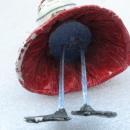 Vintage Fitz & Floyd Toy Soldier Bell Shaped Christmas Ornament
