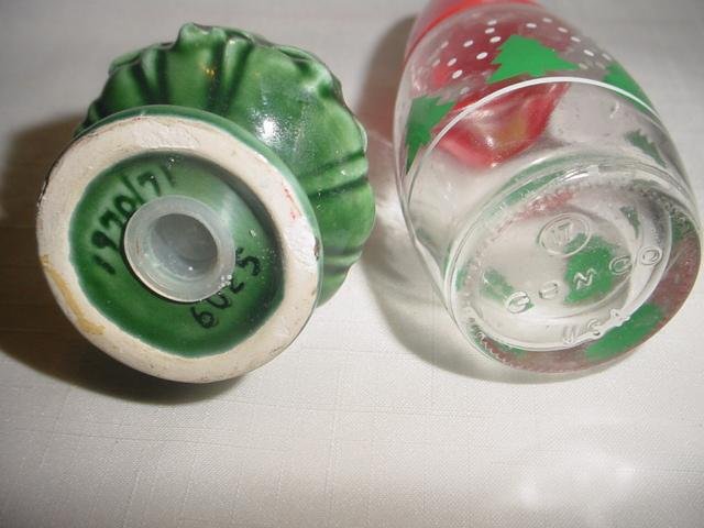 2 Sets of Christmas Tree Salt & Pepper Shakers Lefton & Gemco