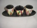 Eames Era Salt & Pepper Shakers with Sugar Jar - 5 Pieces