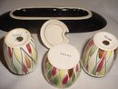 Eames Era Salt & Pepper Shakers with Sugar Jar - 5 Pieces