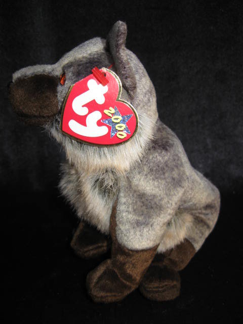 Ty Howl The Wolf Retired Beanie Baby - Great Halloween Decor!