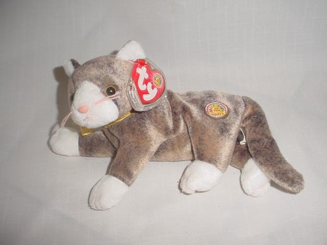 Ty Beanie Baby Cappuccino The Cat - Beanie of the Month