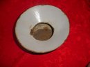 Cast Iron & White Enamelware Spittoon Spitoon