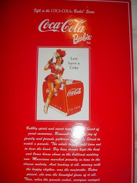 Coca-Cola Barbie Coca Cola Coke Barbie Doll Majorette