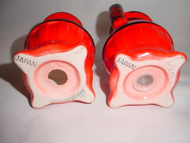 Vintage Pot Bellied Stove Salt & Pepper Shakers