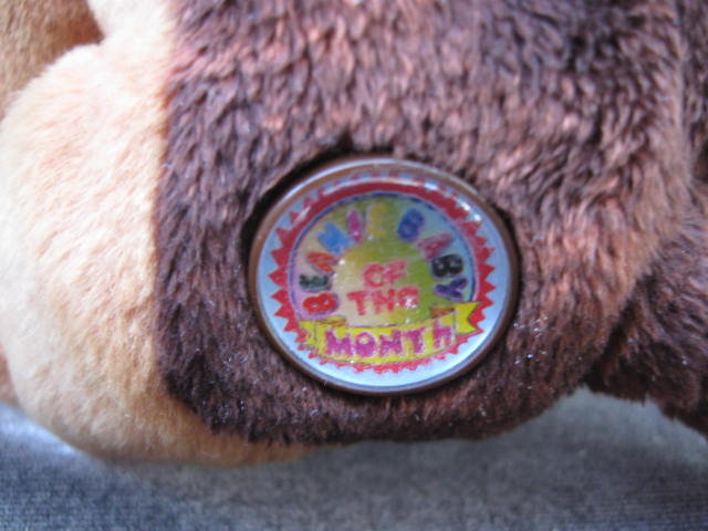 Ty Beanie Baby Holmes the Dog Beanie Baby of the Month