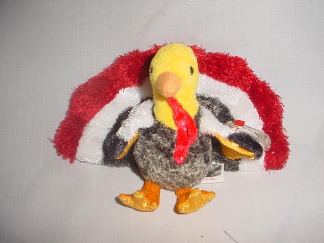 Ty Beanie Baby Turk-e The Thanksgiving Turkey Exclusive