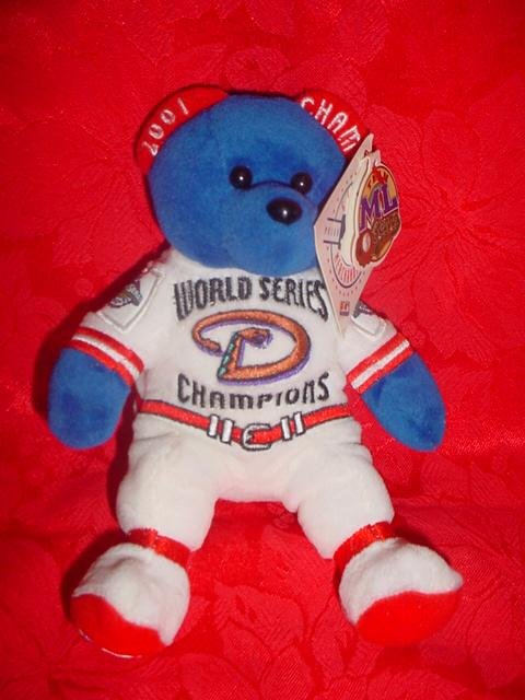 2001 Arizona Diamondbacks Baseball World Series Bear