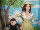 Curious George & Barbie Doll - NRFB New Old Stock
