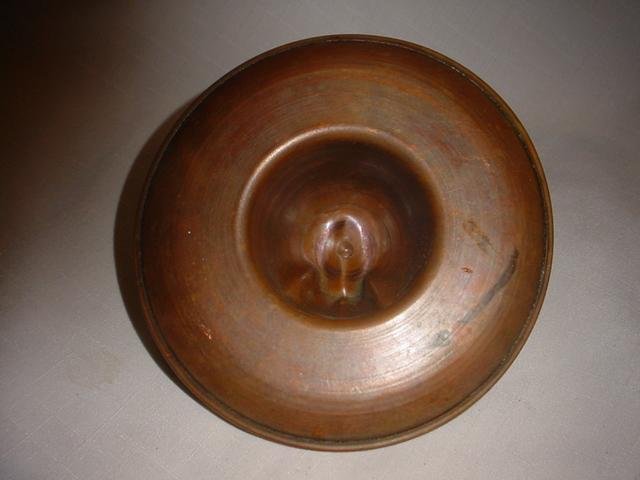 Vintage Western Copper Cowboy Hat Ashtray