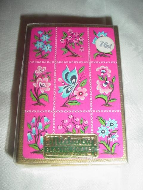 Sealed Deck of Playing Cards Butterfly & Flowers