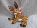 Ty Roxie The Red Nosed Christmas Reindeer Beanie Baby