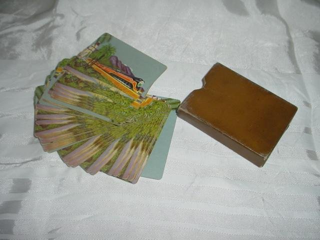 Southern Pacific Railroad Advertising Playing Cards