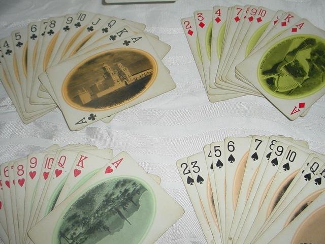 Southern Pacific Railroad Advertising Playing Cards