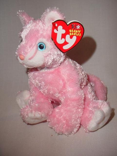 Ty Beanie Baby Carnation The Kitty Cat