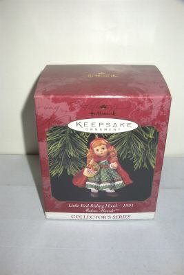 Hallmark 1991 Little Red Riding Hood Madame Alexander Christmas Tree Ornament