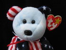 Ty Blue Face Spangle Retired Beanie Baby