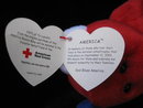 Ty Red America Bear Patriotic Beanie Baby