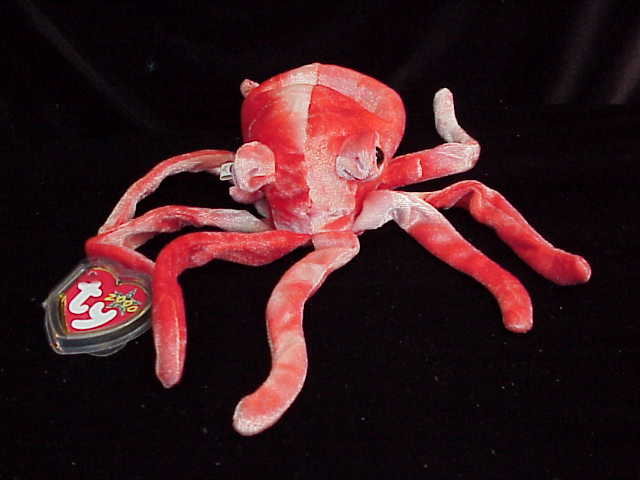 Ty WIGGLEY THE SQUID Beanie Baby