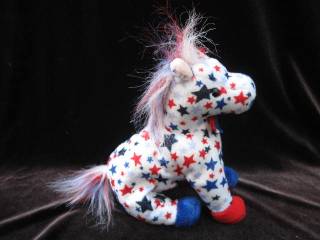 Ty Lefty 2004 The Democratic Donkey Retired Beanie Baby