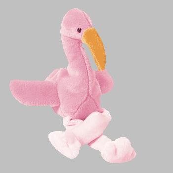 Ty Pinky The Flamingo Bird Beanie Baby