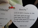 Ty Goochy The Jellyfish Retired Beanie Baby Darker Colors