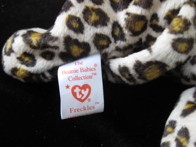 Ty Freckles The Leopard Retired Beanie Baby