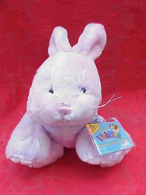 New Webkinz Retired Sherbet Sherbert Lavender Easter Bunny Rabbit Webkinz Sealed Tag & Unused Code Code Easter