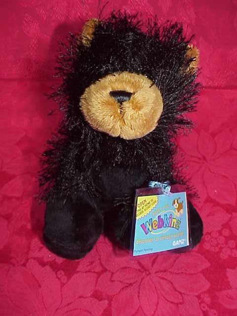 New Webkinz BLACK BEAR - Has Sealed TAG + Secret Code