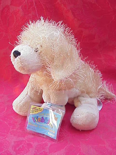 New Webkinz GOLDEN RETREIVER - RETRIEVER DOG - Has Sealed TAG + Secret Code