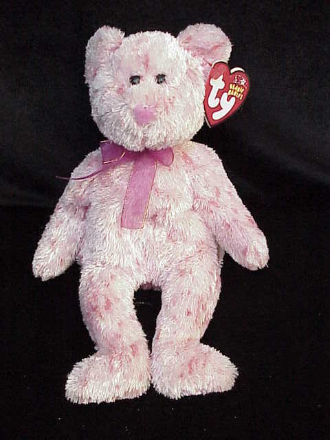 Ty Smitten Beanie Baby Teddy Bear Valentine's Day Heart