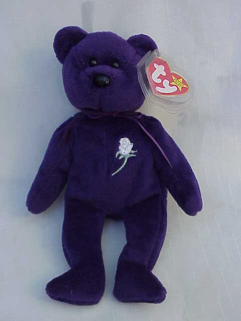 Ty Princess Dianna Beanie Baby Teddy Bear