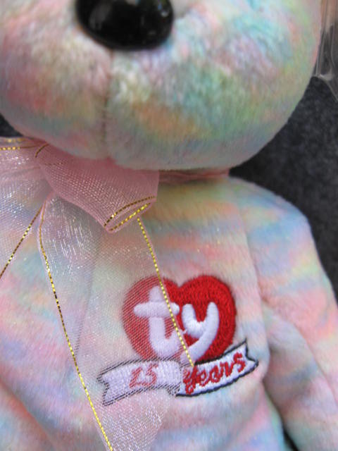 Ty Celebrate 15 Years Beanie Baby Teddy Bear
