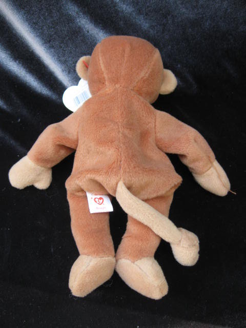 Ty Bongo The Monkey With The Light Tail Retired Beanie Baby