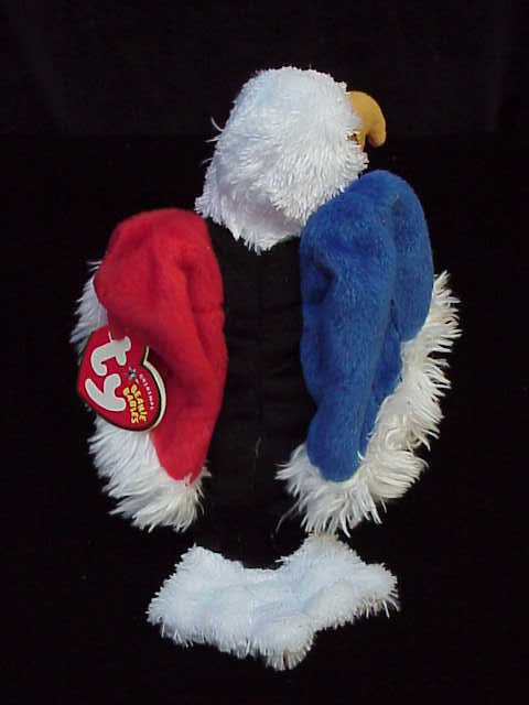 Ty FREE THE EABLE Patriotic Beanie Baby Bird
