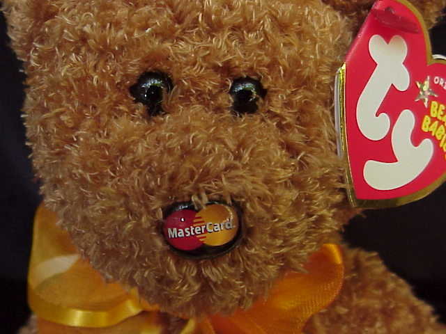 Ty Mastercard V Master Card V ( MC V ) Beanie Baby Teddy Bear