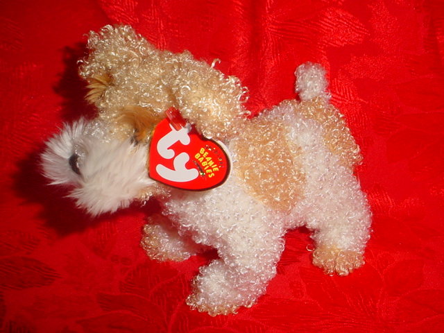 Ty SCRAPPY THE DOG Beanie Baby Terrier Dog