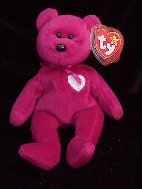 Ty VALENTINA Beanie Baby Valentine's Day Teddy Bear