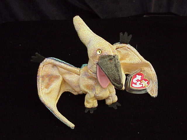 Ty SWOOP THE PREHISTORIC Bird Beanie Baby