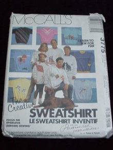 2 McCall's Sewing Patterns T-Shirt & Sweatshirts Adults